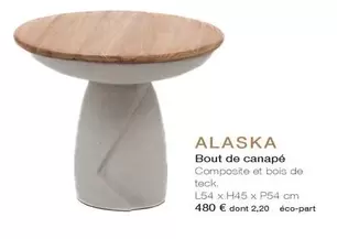 Alaska Bout De Canapé offre à 480€ sur monsieur meuble