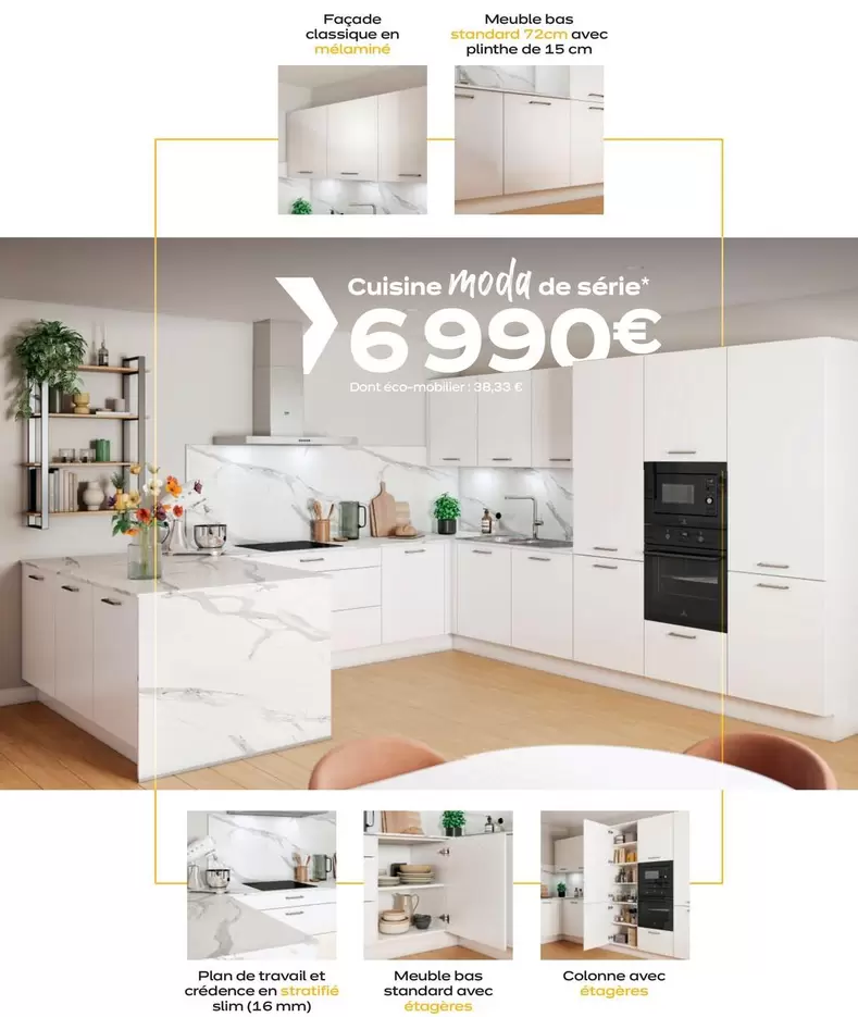  Cuisine Moda De Série offre à 6990€ sur Ixina