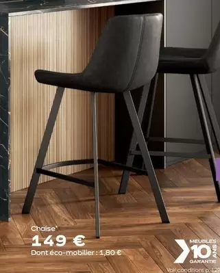 Chaise offre à 149€ sur Ixina