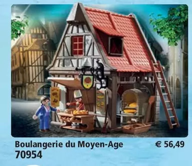 Boulangerie Du Moyen-Age offre à 56,49€ sur Playmobil