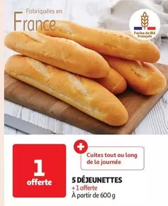 5 Déjeunettes offre sur Auchan Hypermarché