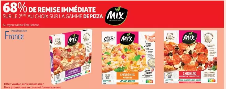 Mix - Sur La Gamme Pe Pizza offre sur Auchan Hypermarché