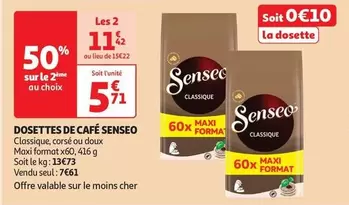 Senseo - Dosettes De Café offre à 7,61€ sur Auchan Hypermarché