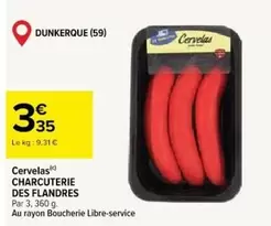 Cervelas offre à 3,35€ sur Cora