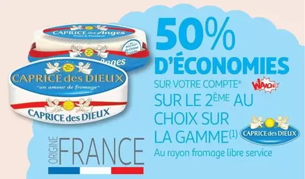 Caprice Des Dieux - Sur La Gamme offre sur Auchan Supermarché