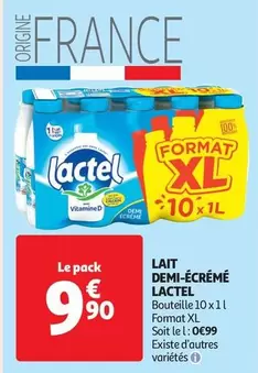 Lactel - Lait Demi-écrémé offre à 9,9€ sur Auchan Supermarché