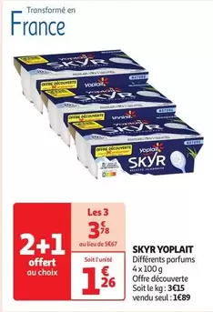 Yoplait - Skyr offre à 1,89€ sur Auchan Supermarché