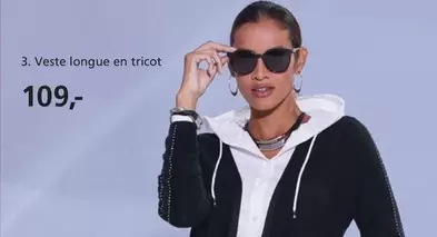 Veste Longue En Tricot offre à 109€ sur Helline