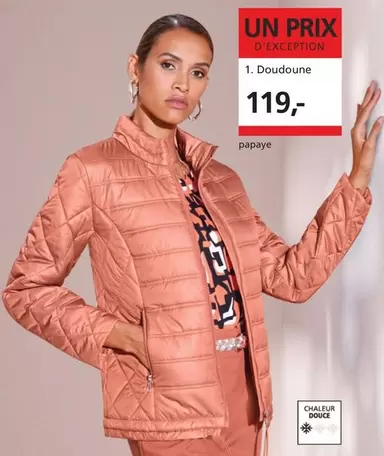 Doudoune offre à 119€ sur Helline