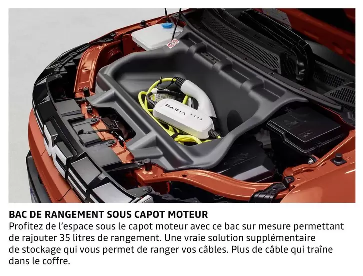 Bac De Rangement Sous Capot Moteur offre sur Dacia