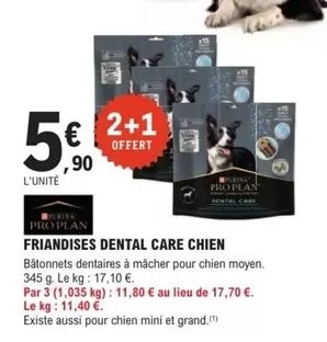 Purina - Friandises Dental Care Chien offre à 5,9€ sur E.Leclerc Brico