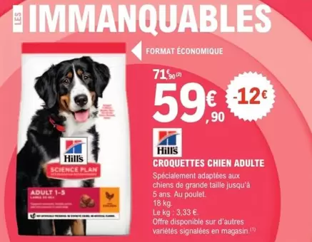 Signal - Croquettes Chien Adulte offre à 59,9€ sur E.Leclerc Brico