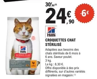 Hill's - Croquettes Chat Stérilisé offre à 24,9€ sur E.Leclerc Brico