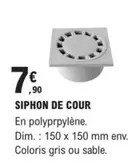 Siphon De Cour offre à 7,9€ sur E.Leclerc Brico