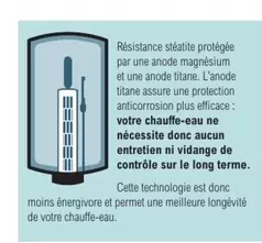 Cette Technologie Est Donc Nècessite Et Permet Une Meilleure Longevité De Votre Chauffe-eau offre sur E.Leclerc Brico