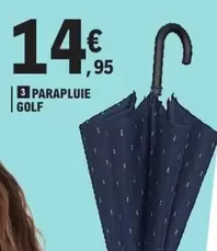 Parapluie Golf offre à 14,95€ sur E.Leclerc