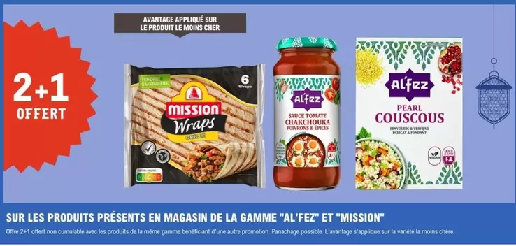 Alfez / Mission - Sur Les Produits Presents En Magasin De La Gamme offre sur E.Leclerc