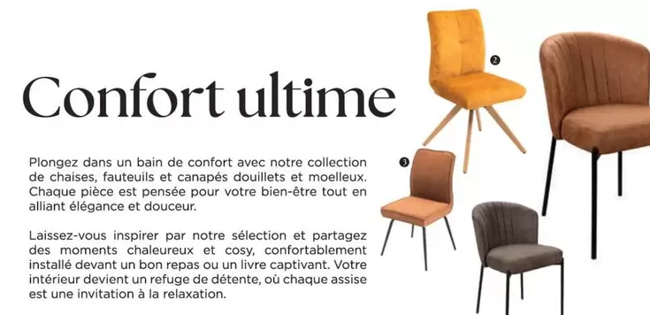 Confort Ultimate offre sur Hémisphère Sud