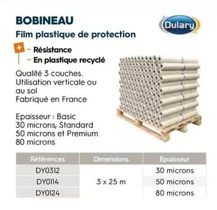 Film Plastique De Protection offre sur Tollens