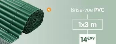 Brise-Vue PVC offre à 14,99€ sur B&M