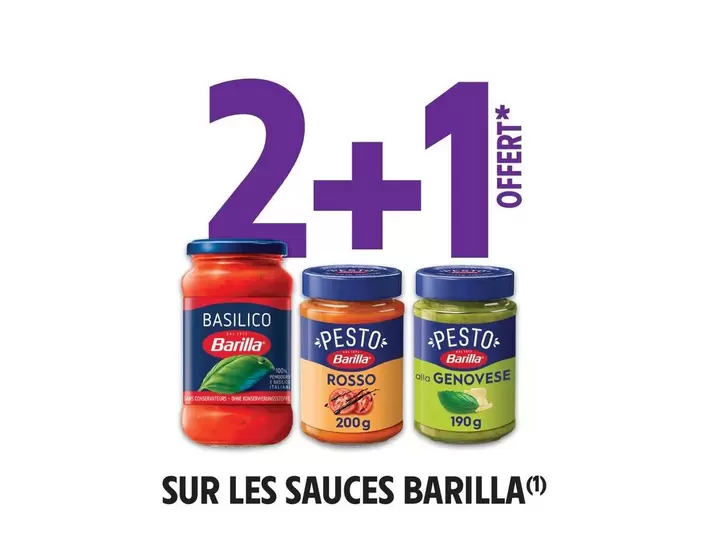 Barilla - Sur Les Sauces offre sur Intermarché Express