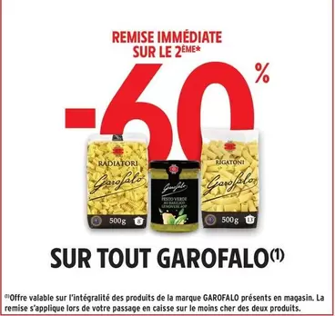 Garofalo - Sur Tout offre sur Intermarché