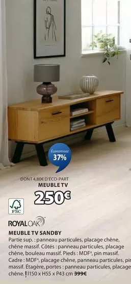 Royal - Meuble Tv Sandby offre à 250€ sur JYSK