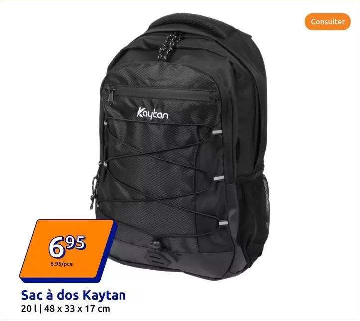 Sac À Dos offre à 6,95€ sur Action