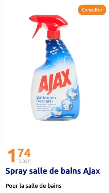 Ajax - Spray Salle De Bains offre à 1,74€ sur Action