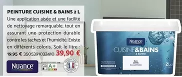 Durable - Peinture Cuisine & Bains offre à 39,9€ sur Bricomarché