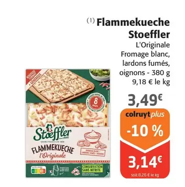 Stoeffler - Flammekueche offre à 3,49€ sur Colruyt