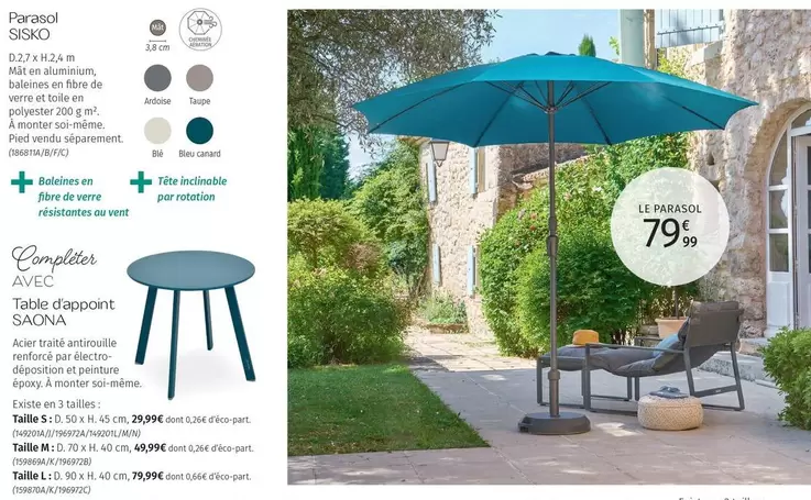 Canard - Le Parasol offre à 79,99€ sur Maxi Bazar