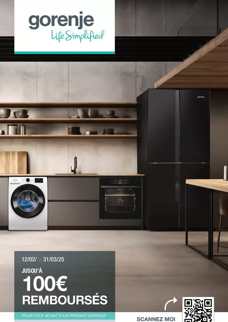 Gorenje - Life Simplified offre à 100€ sur Connexion