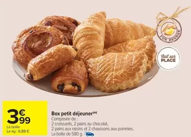 Box Petit Déjeuner offre à 3,99€ sur Carrefour Contact