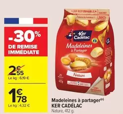 Ker Cadelac - Madeleines À Partager offre à 1,78€ sur Carrefour Contact