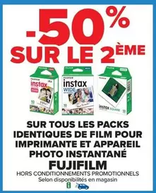 Fujifilm - Sur Tous Les Packs Identiques De Film Pour Imprimante Et Appareil Photo Instantané offre sur Carrefour Contact