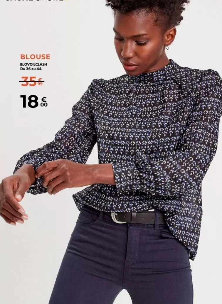 Blouse Bevordescar offre à 18€ sur Cache Cache