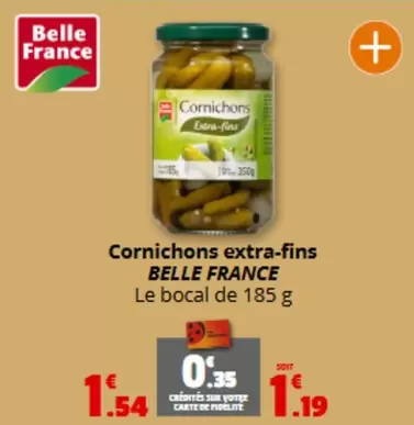 Belle France - Cornichons Extra Fins offre à 1,54€ sur Coccimarket