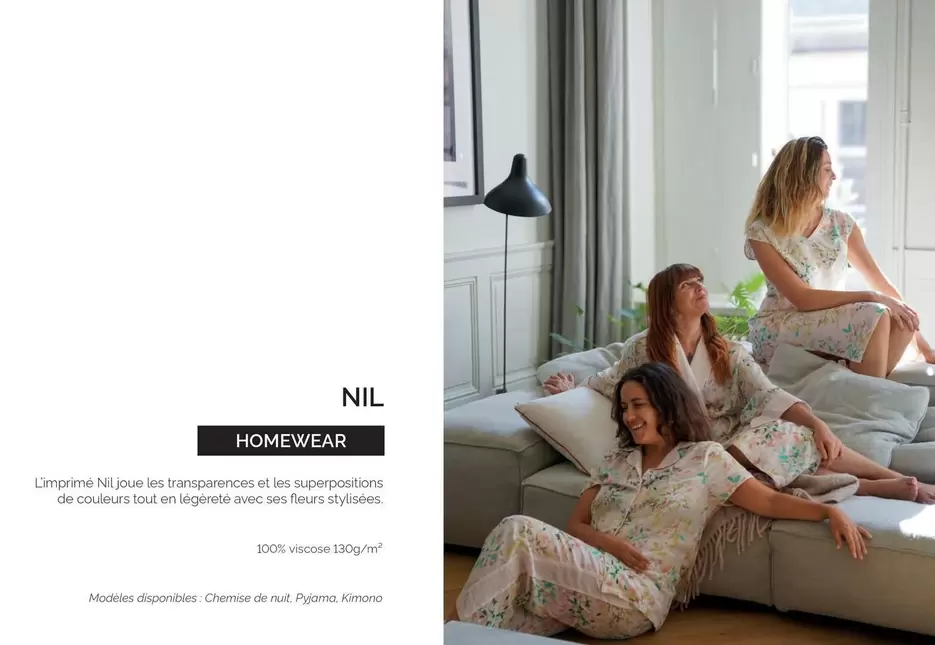 Nil Homewear  offre sur Anne de Solène