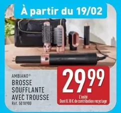 Ambiano - Brosse Soufflante Avec Trousse offre à 29,99€ sur Aldi