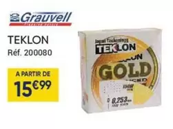 Grauvell - Teklon offre à 15,99€ sur Pacific Pêche