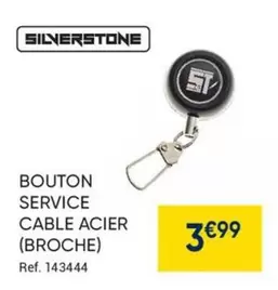 Silverstone  - Bouton Service Cable Acier (Broche) offre à 3,99€ sur Pacific Pêche