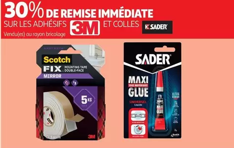 3M - Sur Les Adhesifs offre sur Auchan Hypermarché