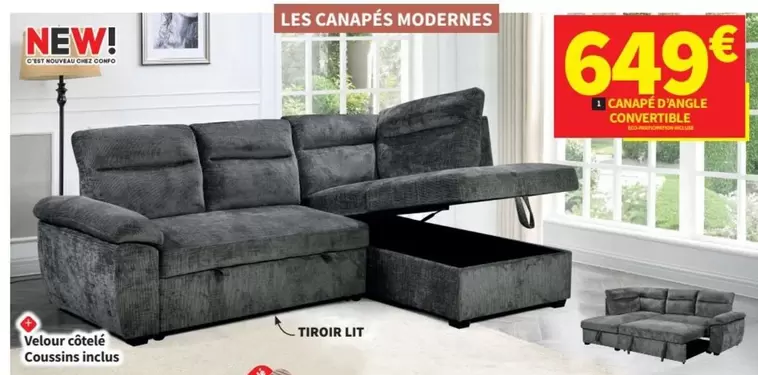 Coussins Inclus offre à 649€ sur Conforama