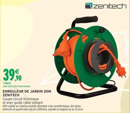 Zenitech - Enrouleur De Jardin  offre à 39,9€ sur Intermarché