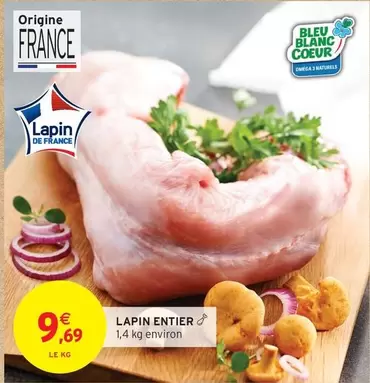 Bleu Blanc Coeur - Lapin Entier offre à 9,69€ sur Intermarché