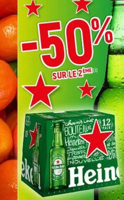 Heineken - Sur Le 2Ème offre sur Vival