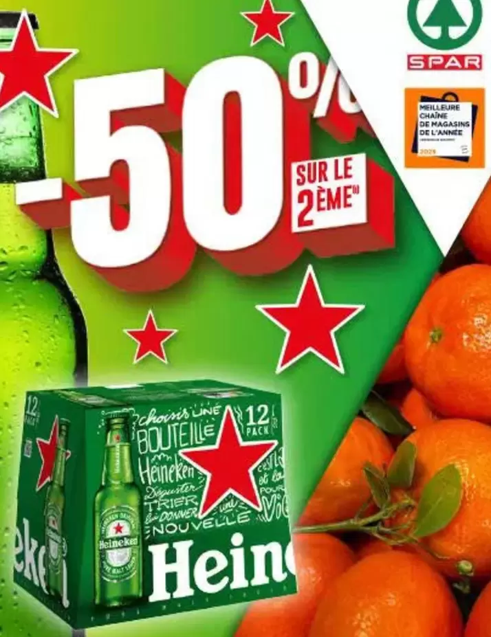 Heineken -  Sur Le 2Eme offre sur Spar