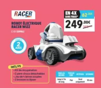 Racer - Robot Électrique Wizz offre à 249€ sur Cash Piscines