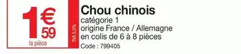 Chou Chinois offre à 1,59€ sur Promocash